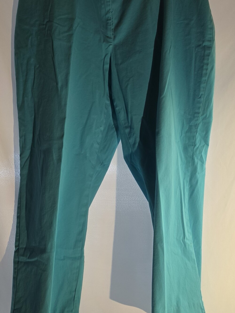 Women's Talbots Teal Straight-Leg Chinos